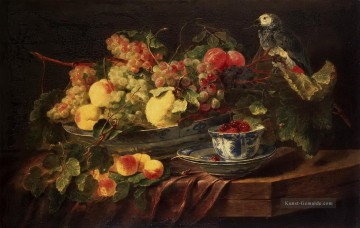  klassisch - Klassisches Stillleben mit Obst und Parrot Klassisches Stillleben